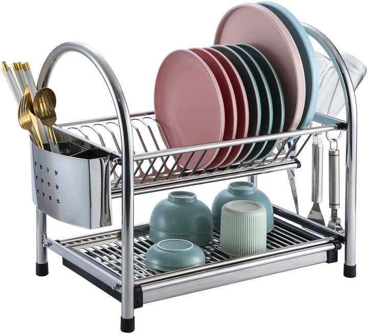 2-Layer Kitchen Dish Drying Rack