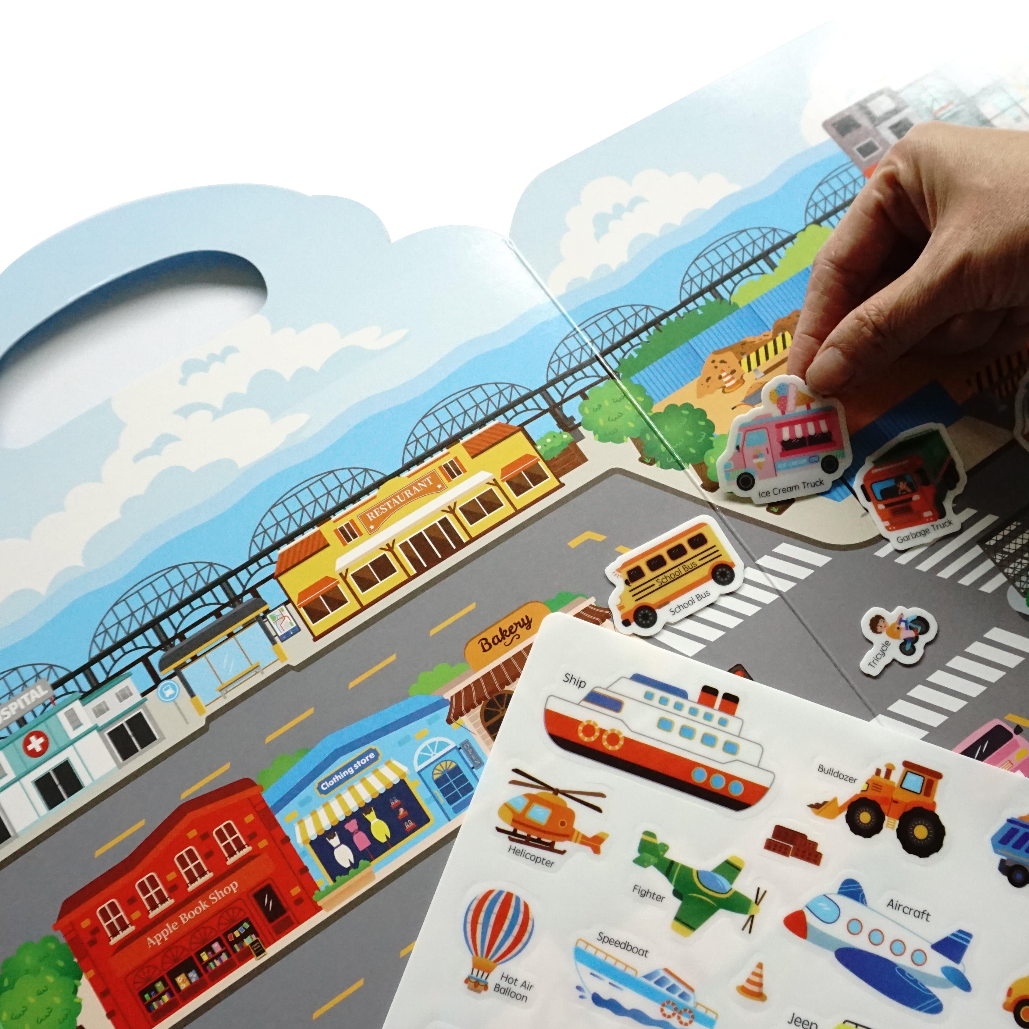 Reusable Puffy Sticker Book