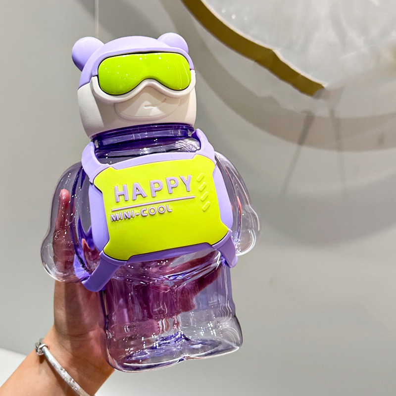 Bear-Shaped Mini Cool Water Bottle