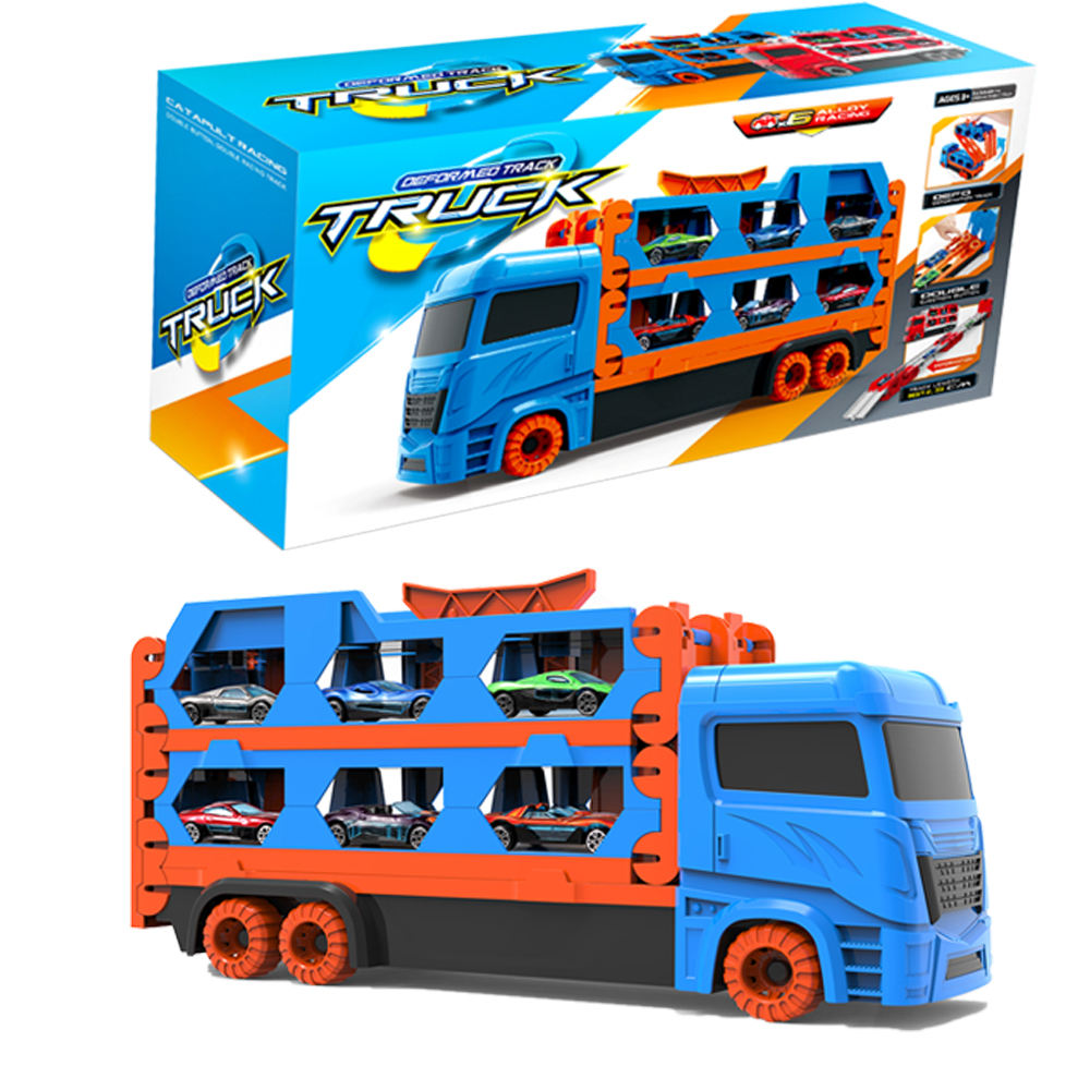Deformed Track Truck Racing Playset