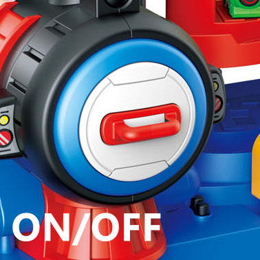 Spray Steam Train Station Playset