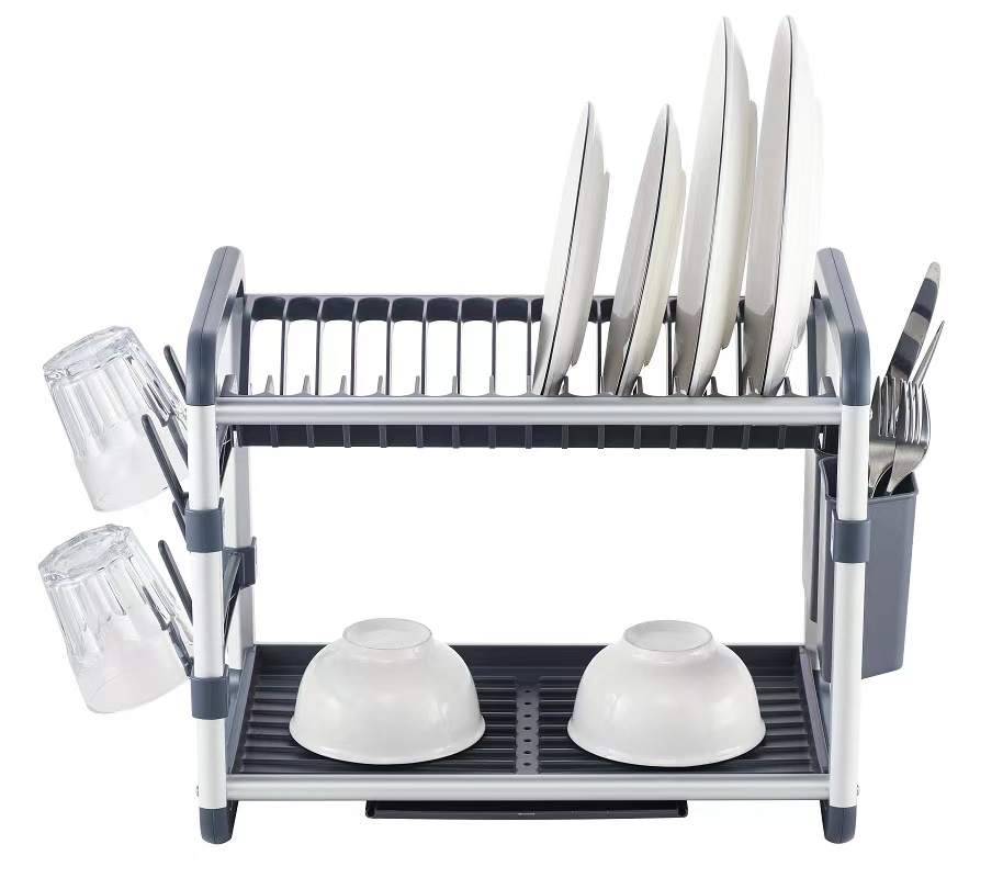 Dish Drying Stand with Drainer