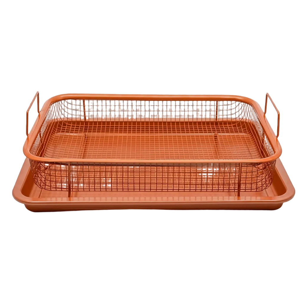 Crispy Oven Tray & Basket — 2-Piece Set
