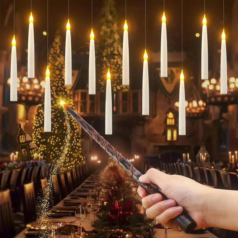 Floating Candles Set with Magic Wand