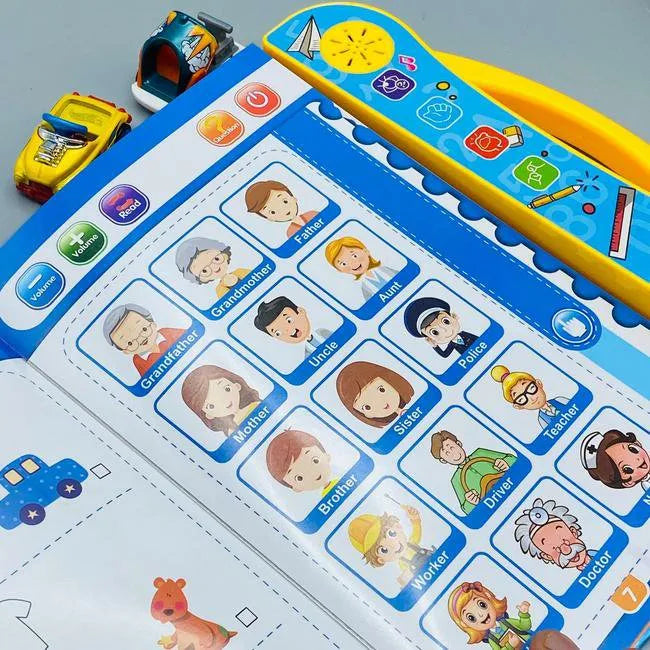 Interactive Kids Intelligence Book - Early Learning Audio Toy