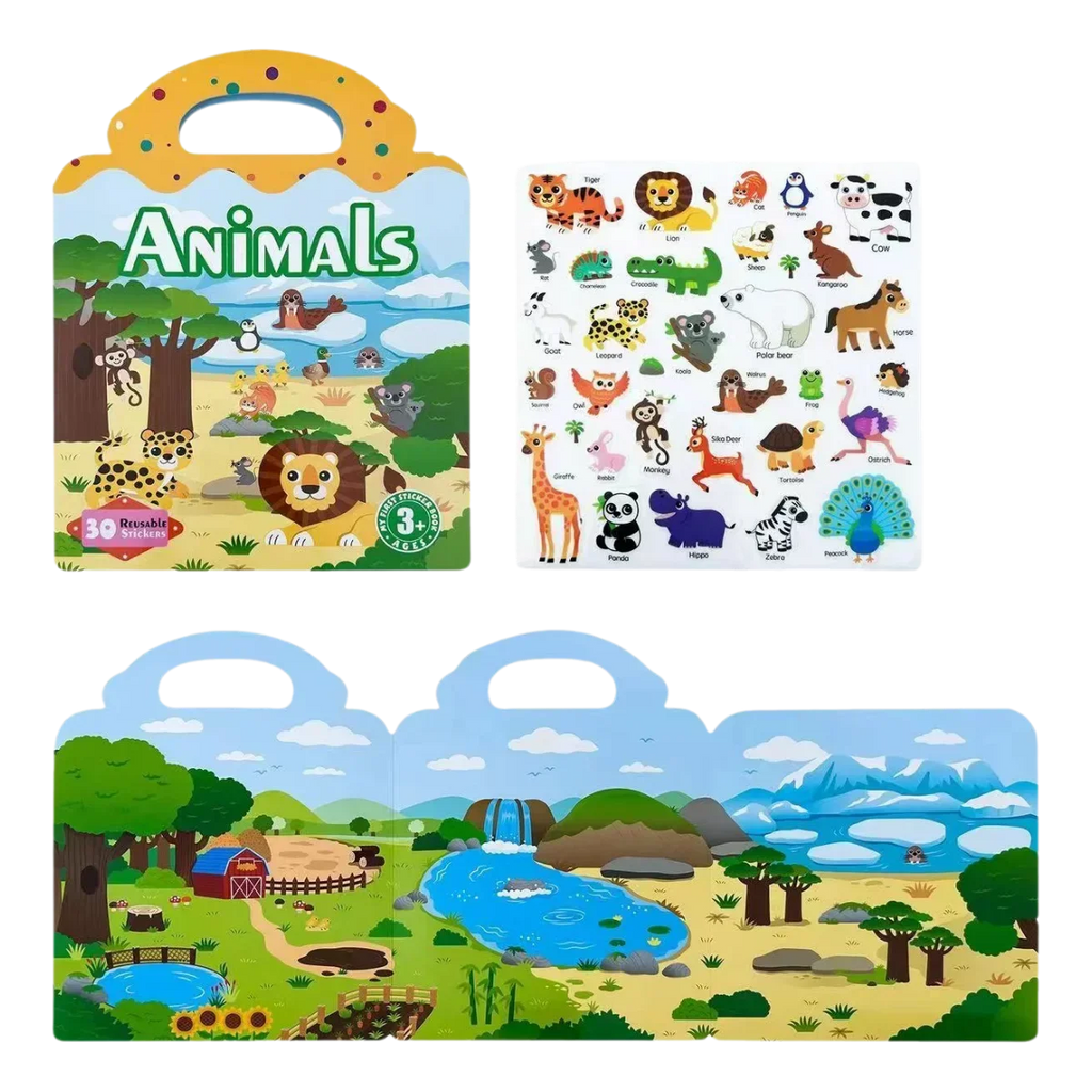 Reusable Puffy Sticker Book