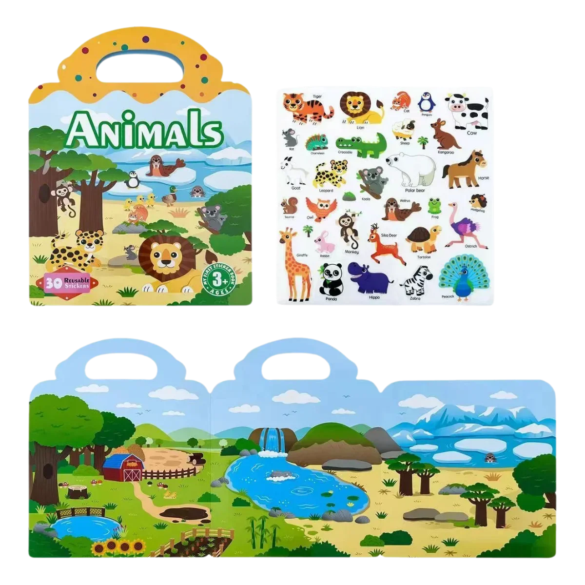 Reusable Puffy Sticker Book