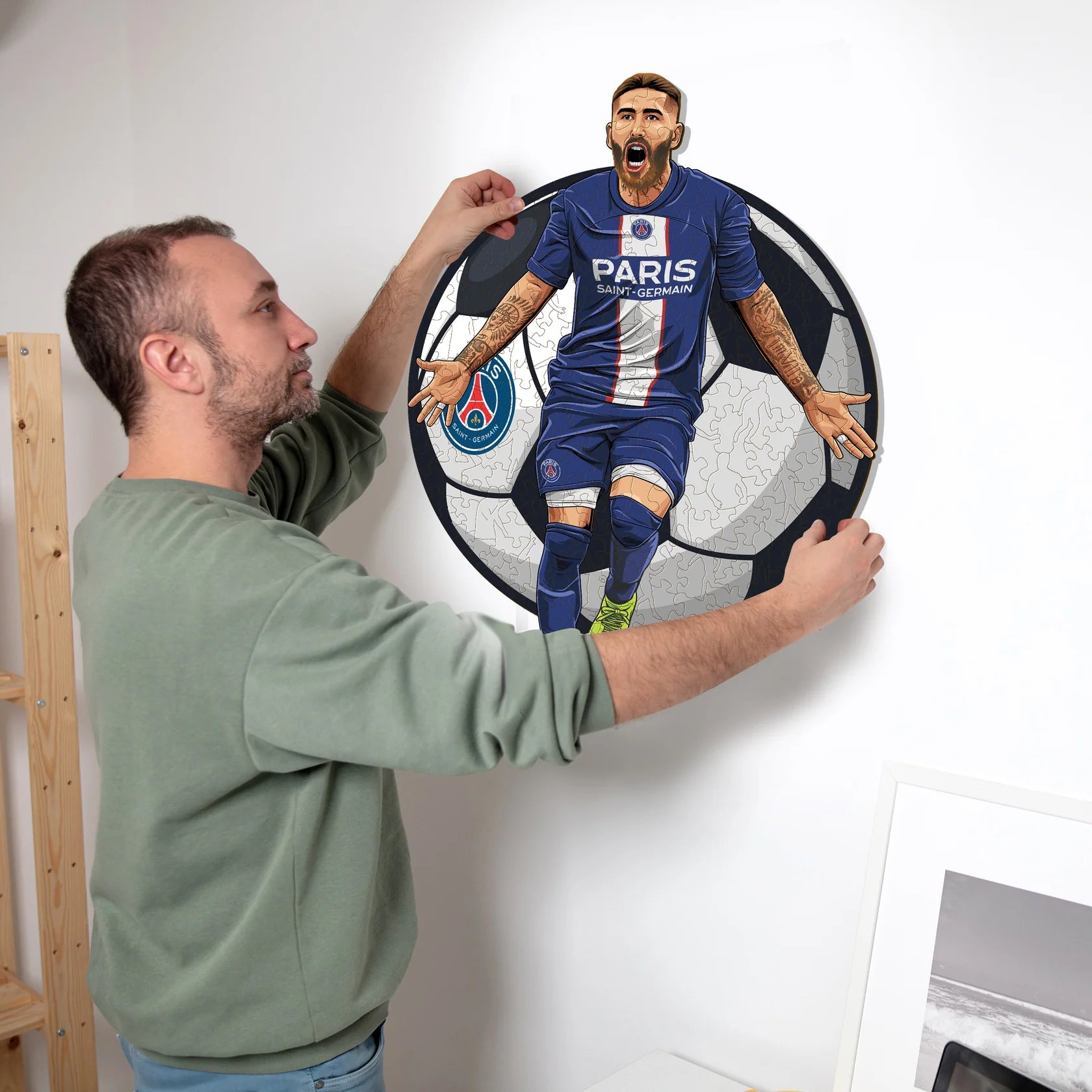 Sergio Ramos - Wooden Puzzle