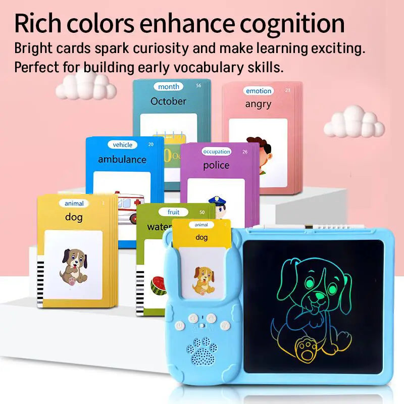 2-in-1 Talking Flashcard Learning Tablet