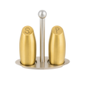 Gold Salt & Pepper Shaker Set