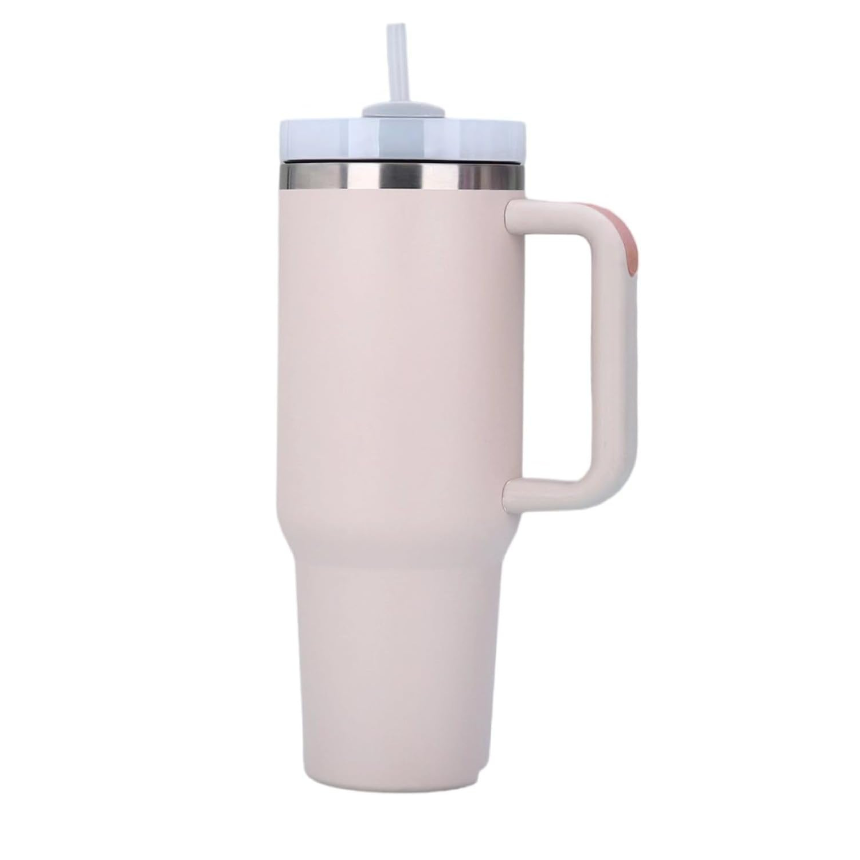 Stainless Steel Vacuum Flask with Straw - 40 oz