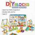 Interlocking DIY Stick Building Blocks
