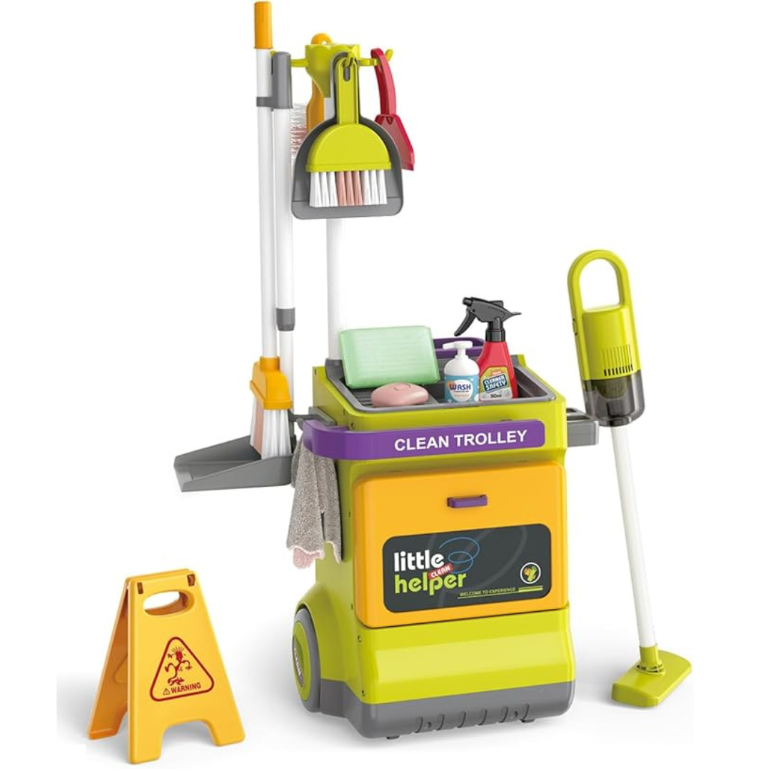 MiniClean Kids Cleaning Cart