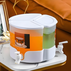 Drink Dispenser with 3 Compartments