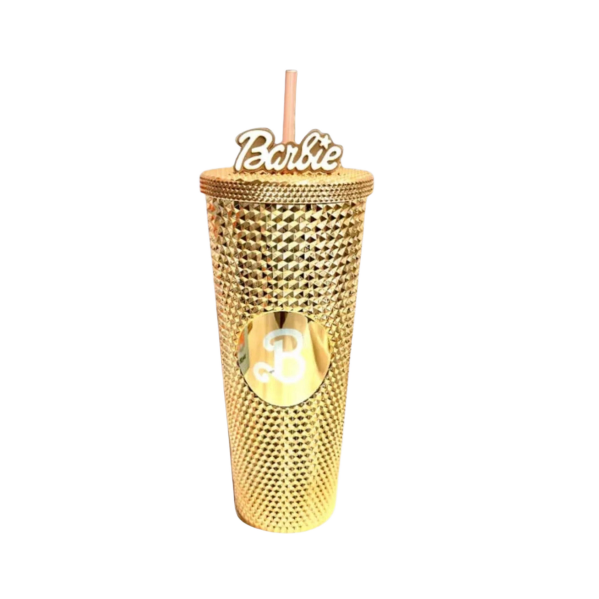Golden Barbie Studded Tumbler