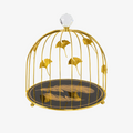 Golden Elegance Birdcage Tray