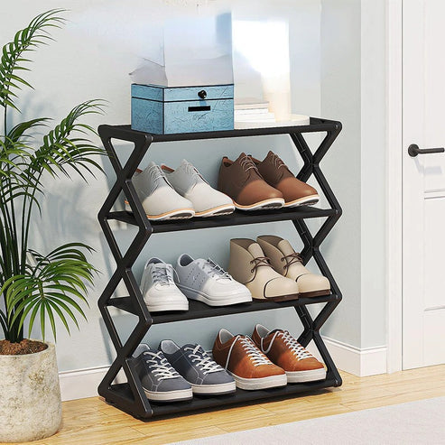 Foldable Steel Shoe Rack – ASH Homes - Main Image