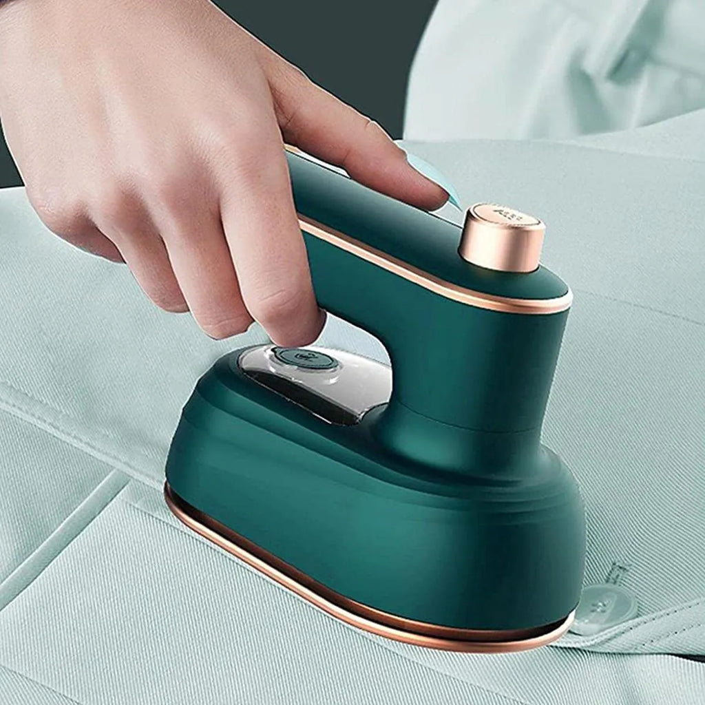 منی سٹیم آئرن - 1000W فولڈ ایبل ہینڈ ہیلڈ ٹریول سٹیم آئرن
