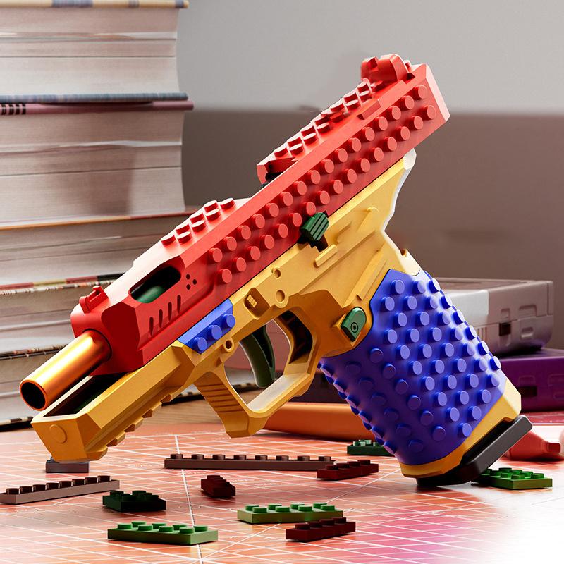 DIY Building Block Blaster – Tactical Handle Toy