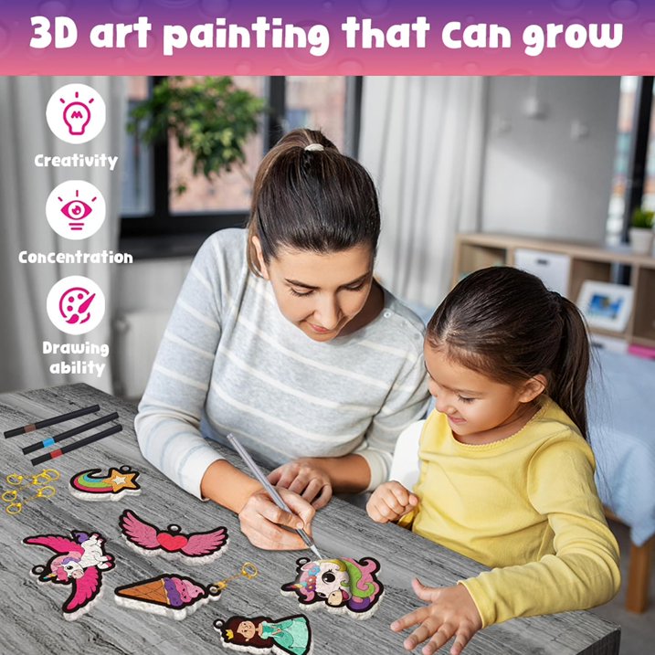 Magic Puffy Paint Kit — 3D Foam Art