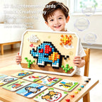Mushroom Peg Puzzle — 493 Pieces