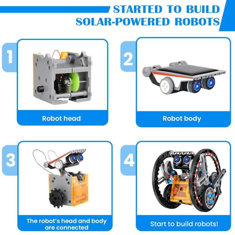 12-in-1 STEM Solar Robot Kit
