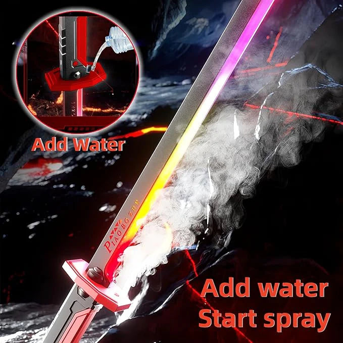 Cyberpunk Katana — LED Battle Sword with Smoke & Sound Effects