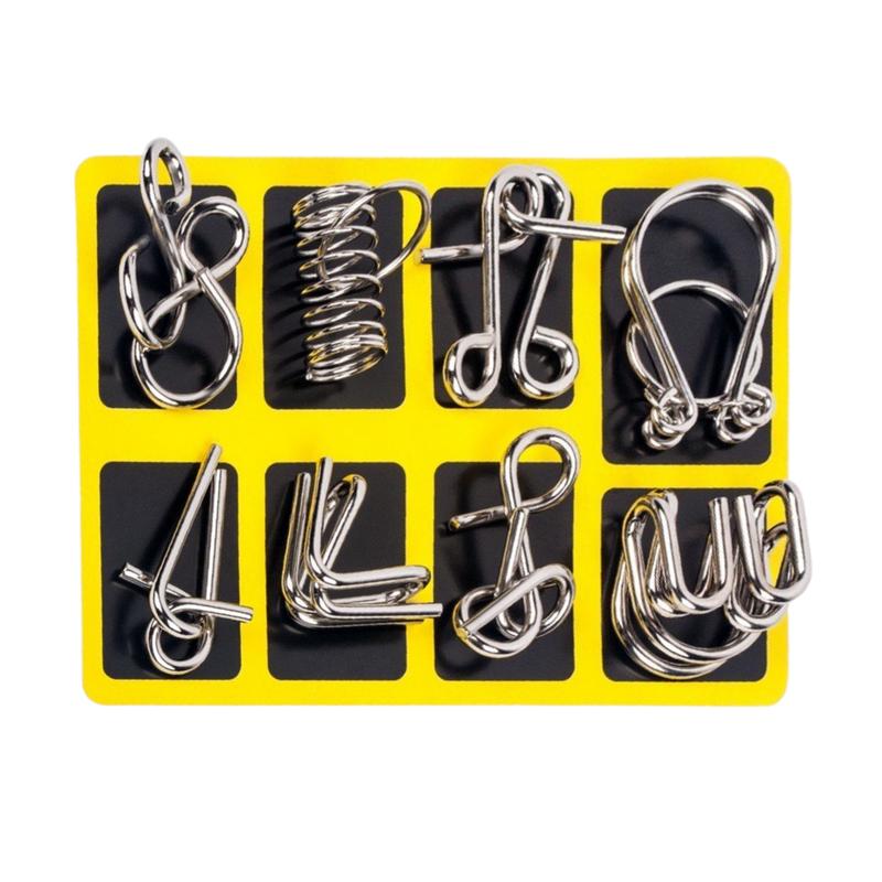 Metal Wire Puzzle Set