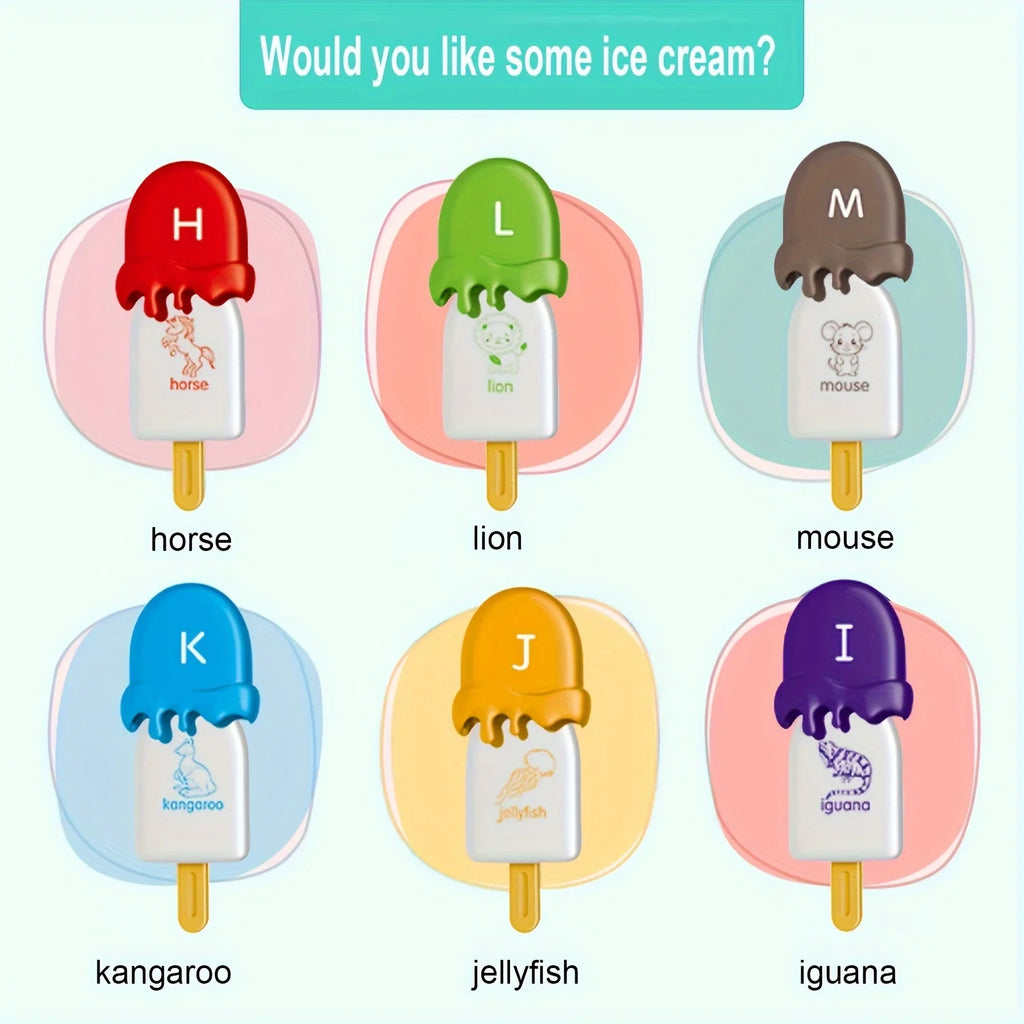 Montessori Alphabet Ice Cream Shop