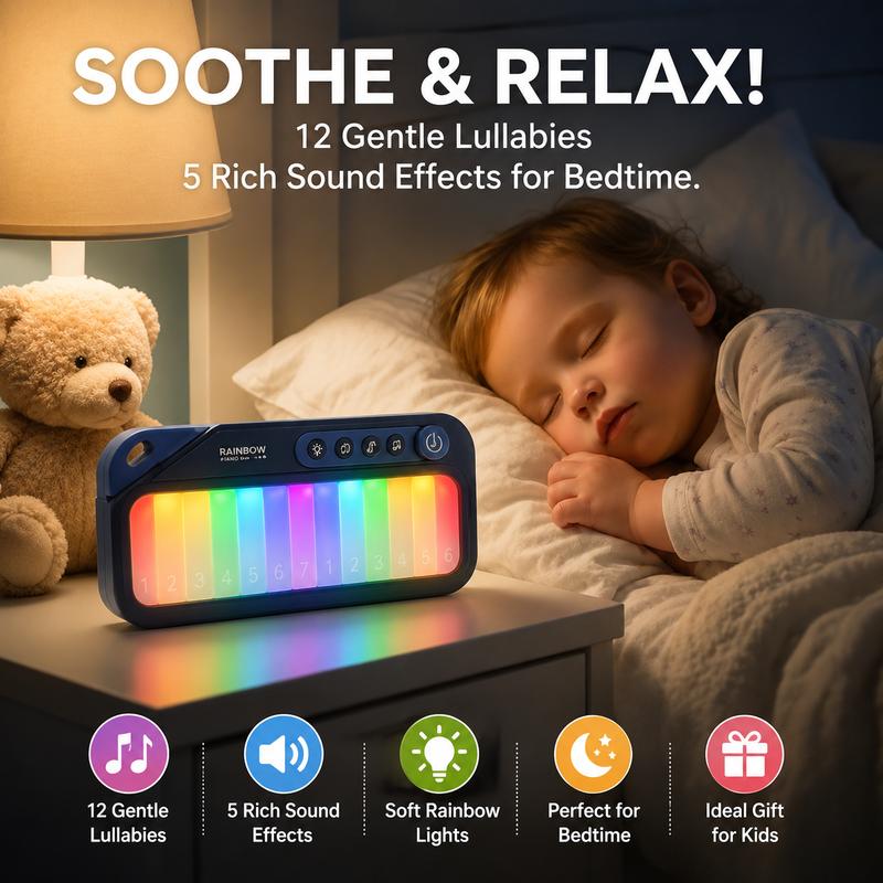 Electronic Coloured Lights Piano – product view 5 of 8