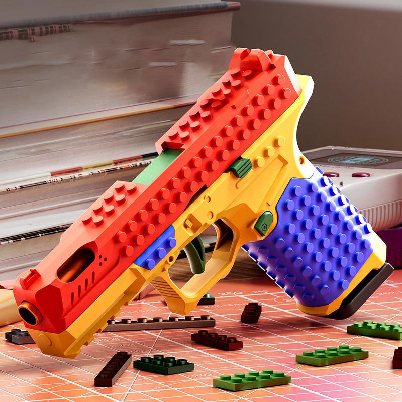 DIY Building Block Blaster – Tactical Handle Toy