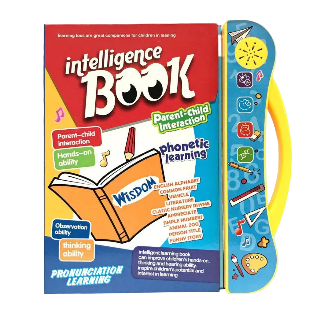 Interactive Kids Intelligence Book - Early Learning Audio Toy