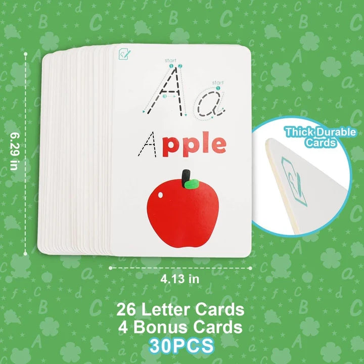 Write & Wipe ABC Cards