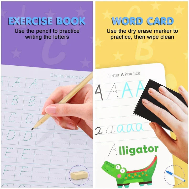 Write & Wipe ABC Cards