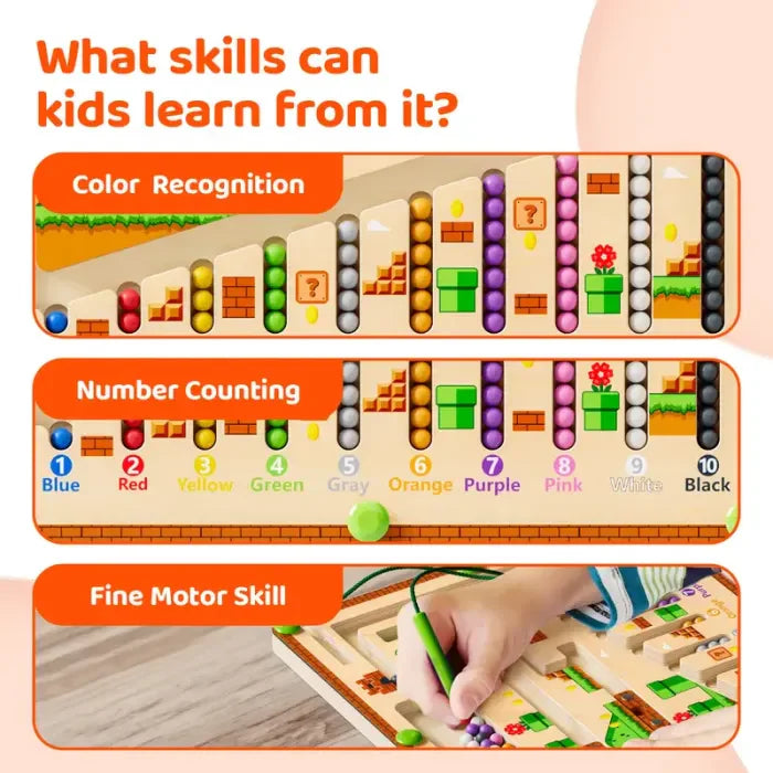 Montessori Magnetic Bead Maze