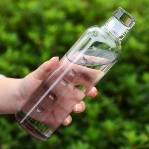 ٹائم مارکر کے ساتھ 500ml بڑی صلاحیت والی شیشے کی بوتل