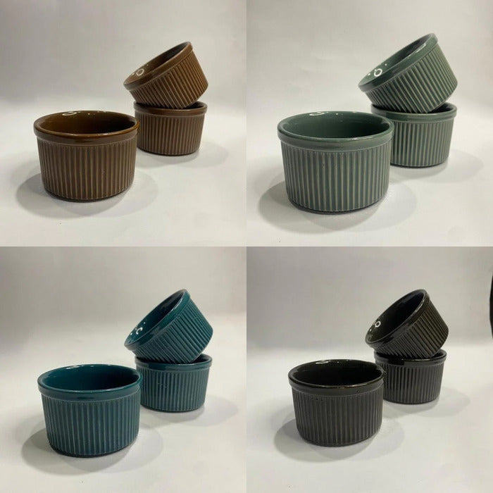 3.5" Oven Safe Porcelain Ramekins