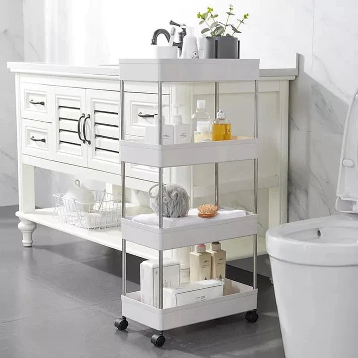 4-Tier Slim Storage Cart