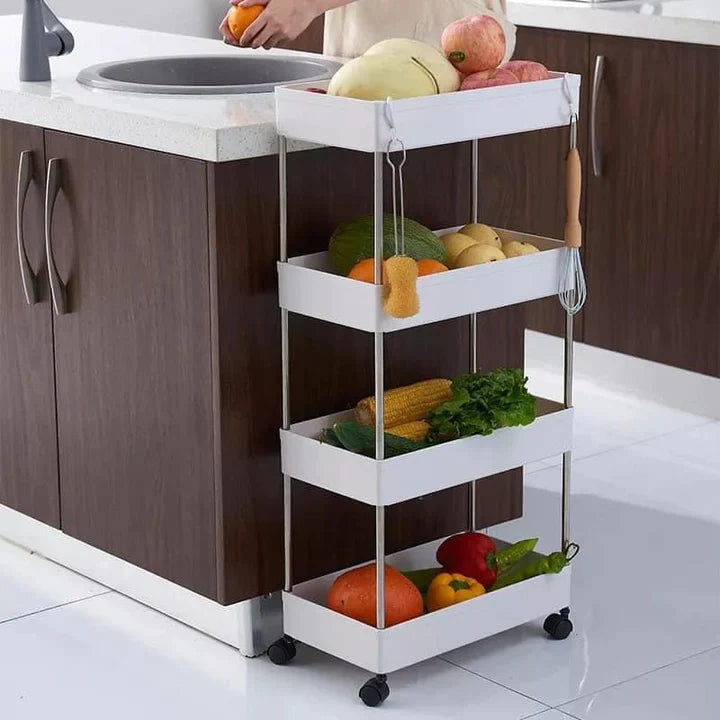 4-Tier Slim Storage Cart