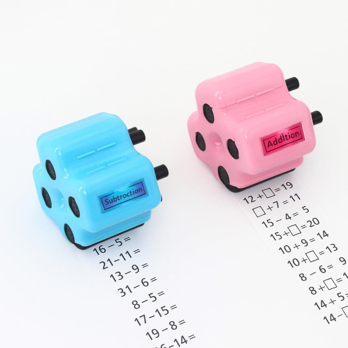 Math Stamp – 4 in 1 Roller Stamp for Kids
