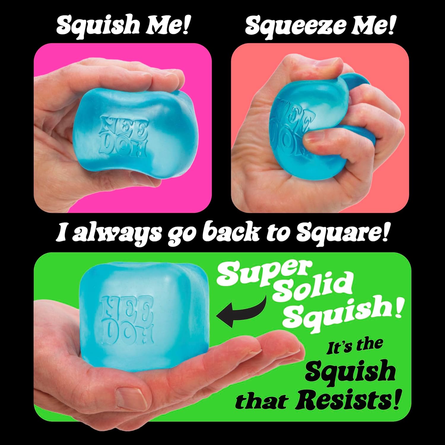 Nee Doh Nice Cube – Sensory Squeeze Stress Toy