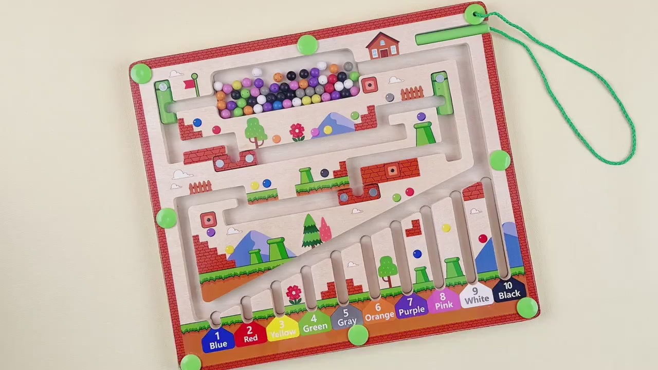 Montessori Magnetic Bead Maze