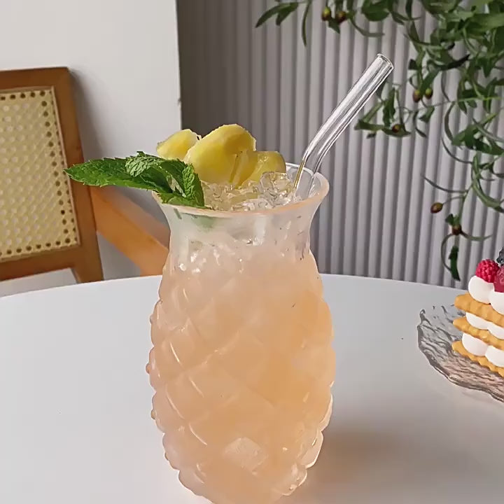 Pineapple Shaped Glass