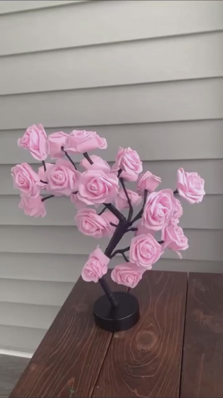 Forever Rose Tree Lamp
