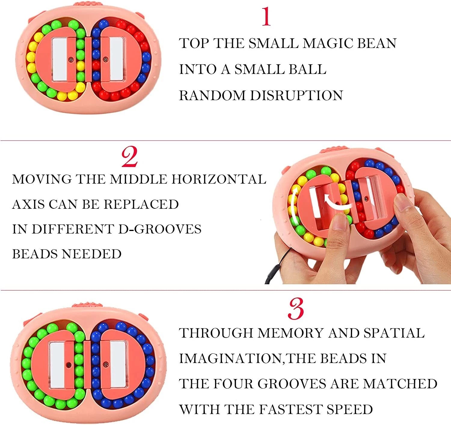 Rotating Magic Bean Cube