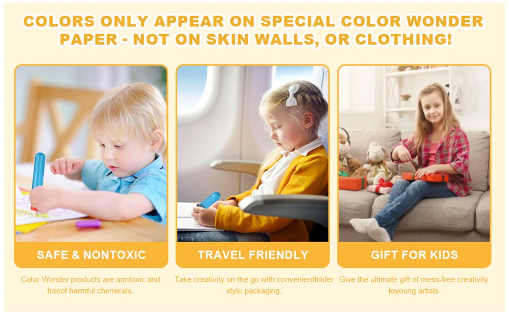 Color-Changing Magic Brush Kids Painting Set