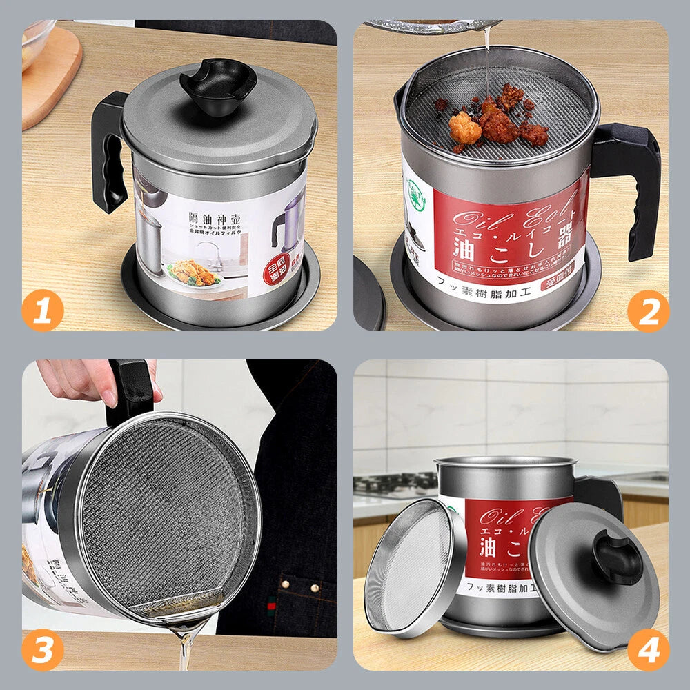 Oil Strainer Pot
