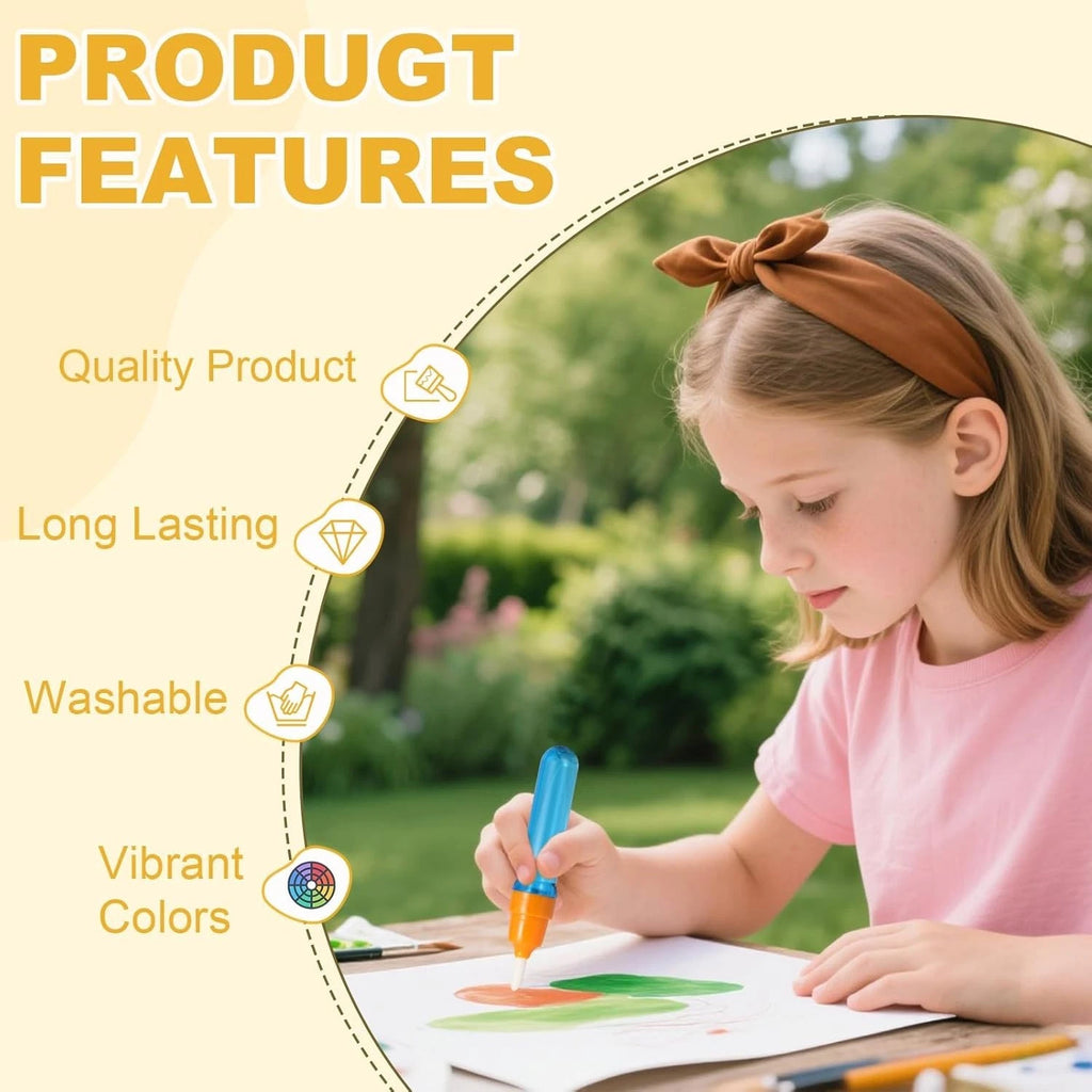 Color-Changing Magic Brush Kids Painting Set