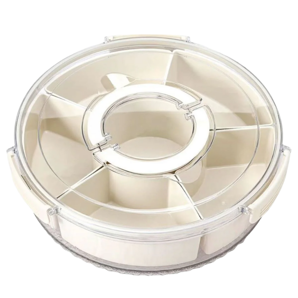 6-Grid Rotating Snack Box