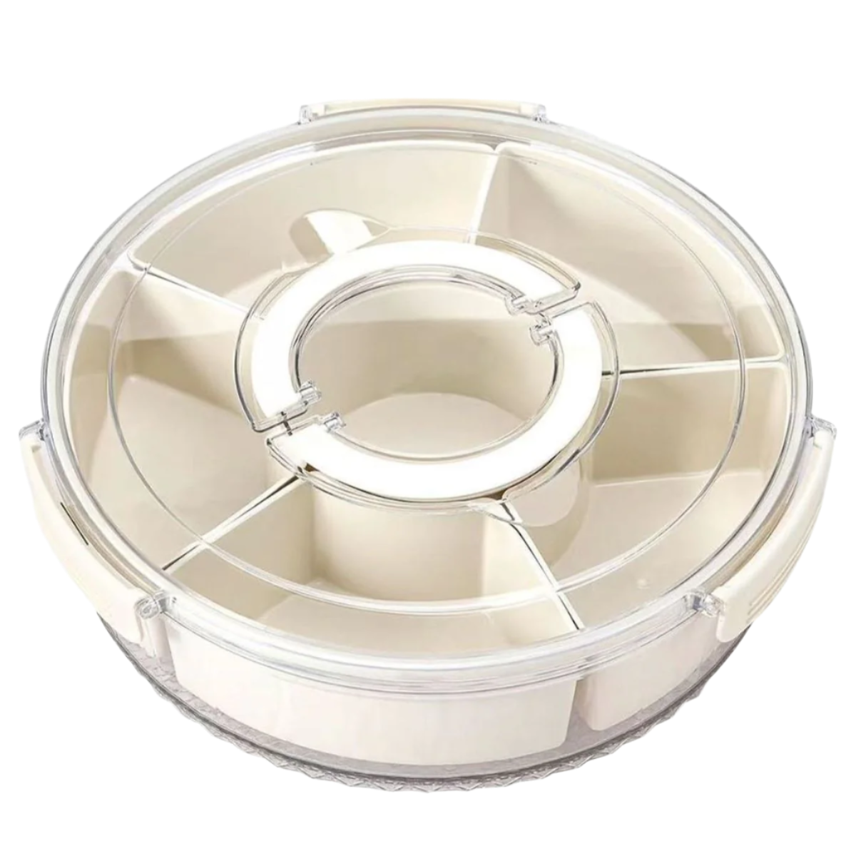 6-Grid Rotating Snack Box